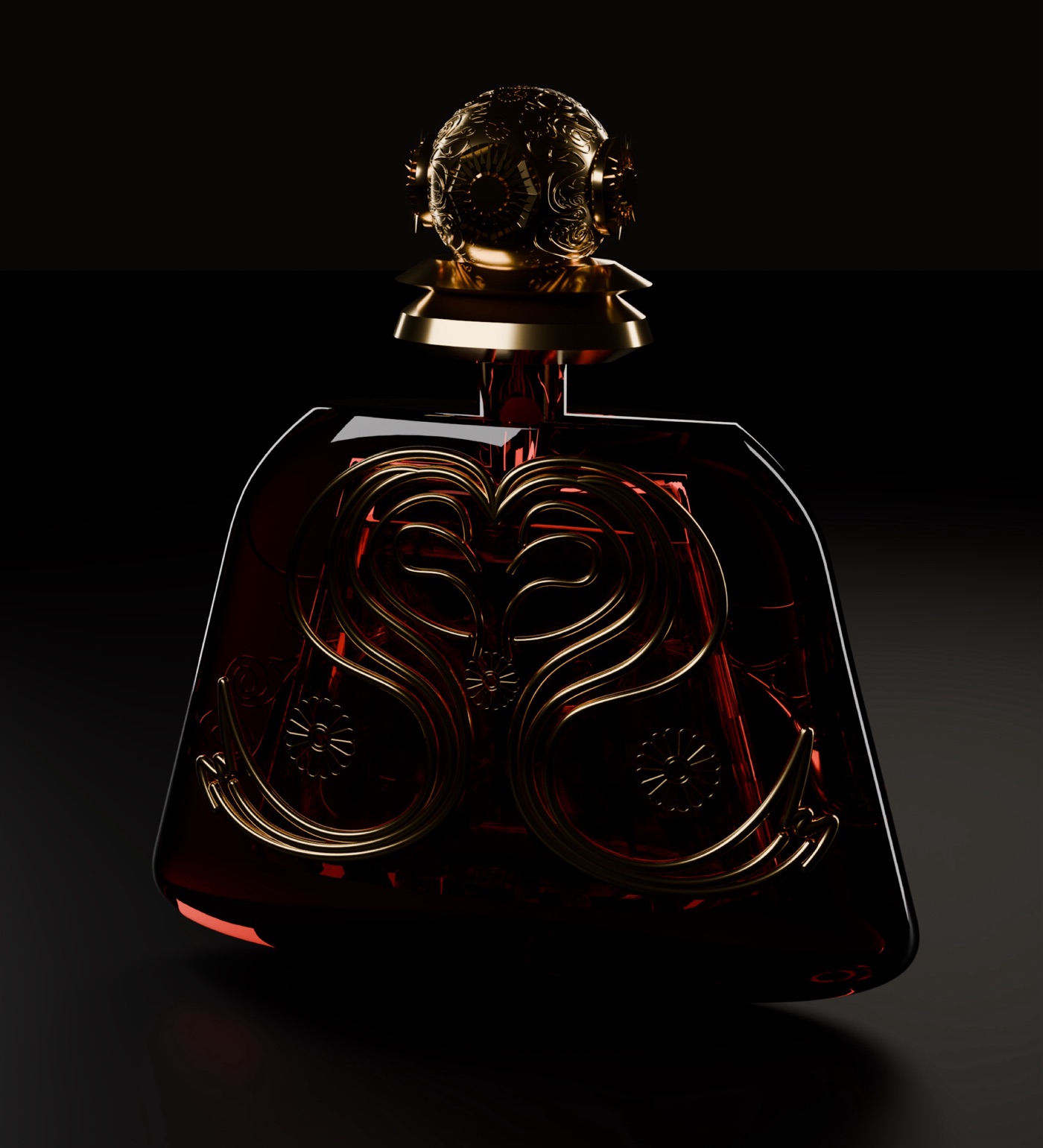 ABAN — Original fragrance flacon and coffret, re-engineered as a 30 ml extrait