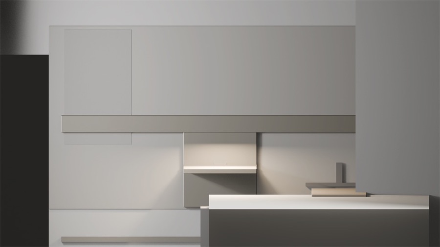 AHRK — Retrofit wall kit that switches a hotel room between six modes