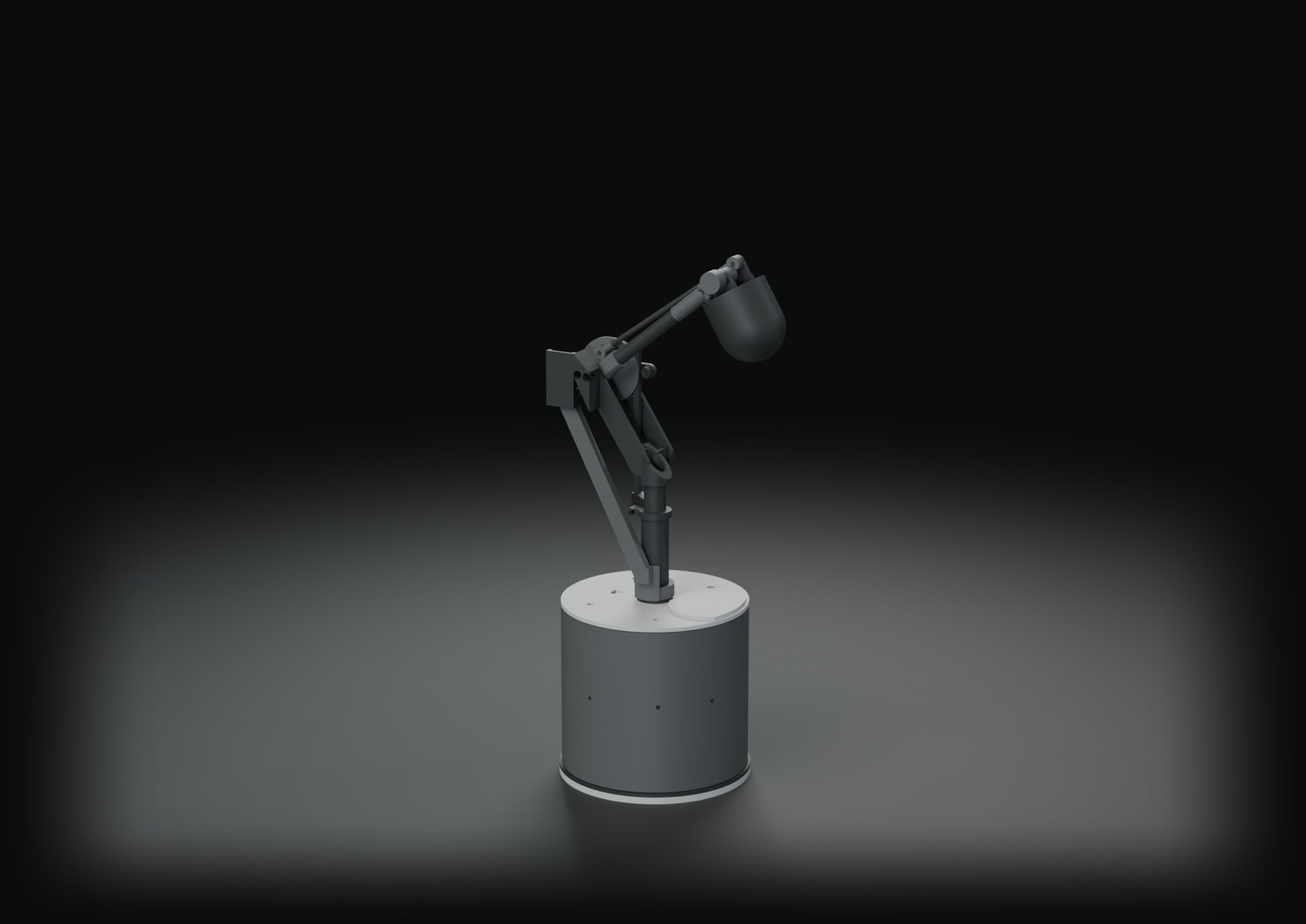 AXON at TASK: render from CAD, clay toned by function