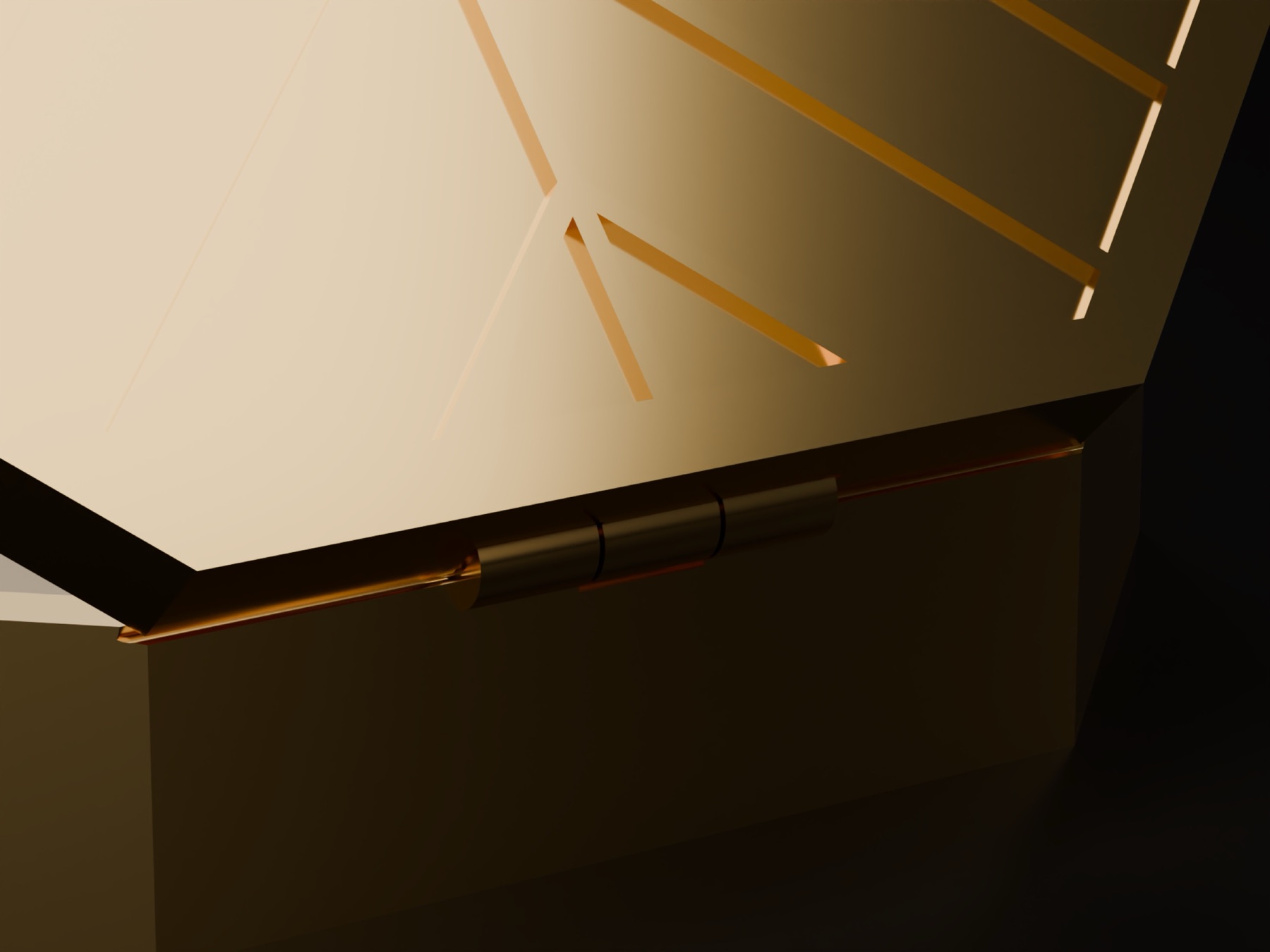Three-knuckle hinge