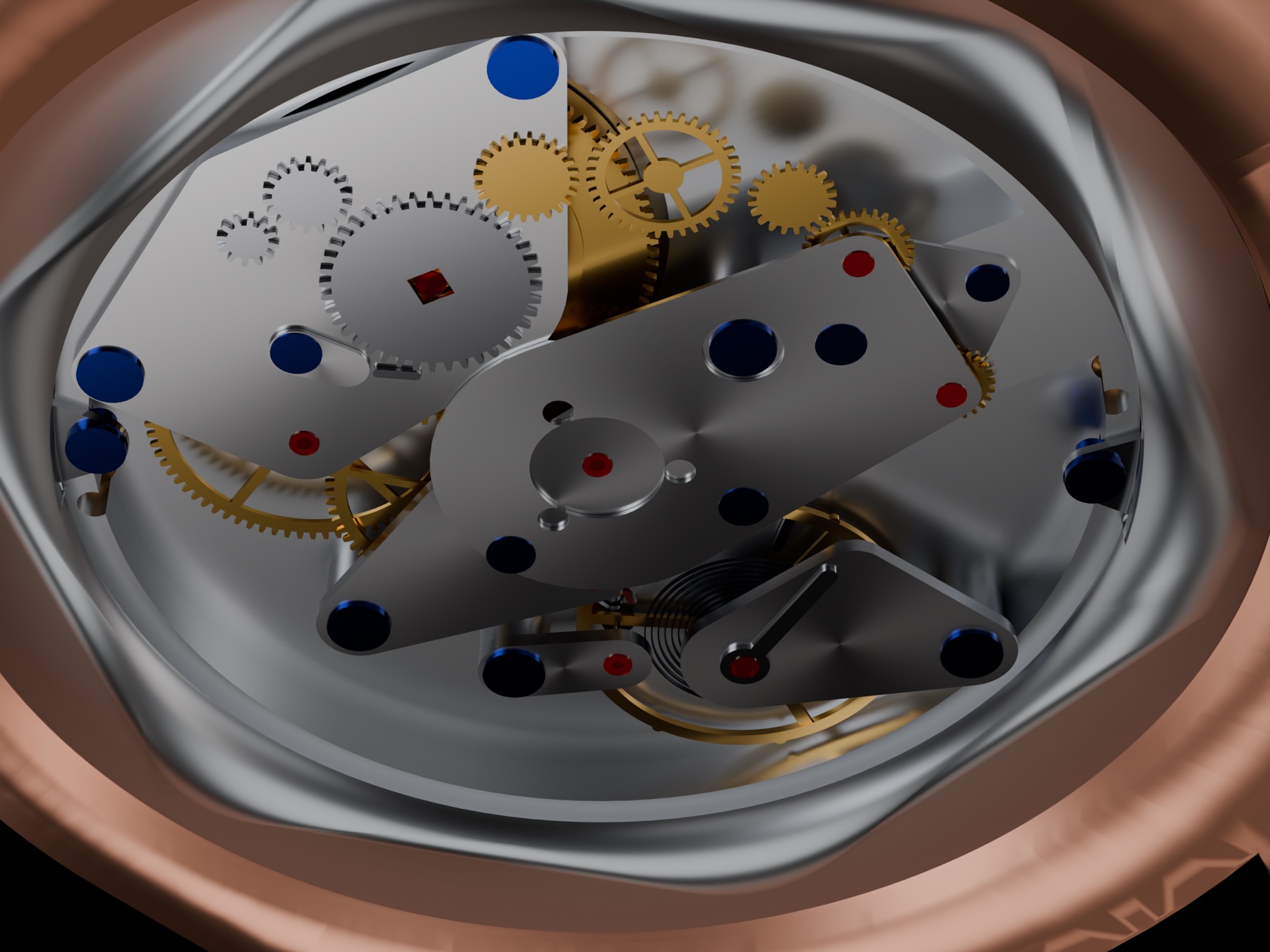 The calibre, modelled to the published envelope