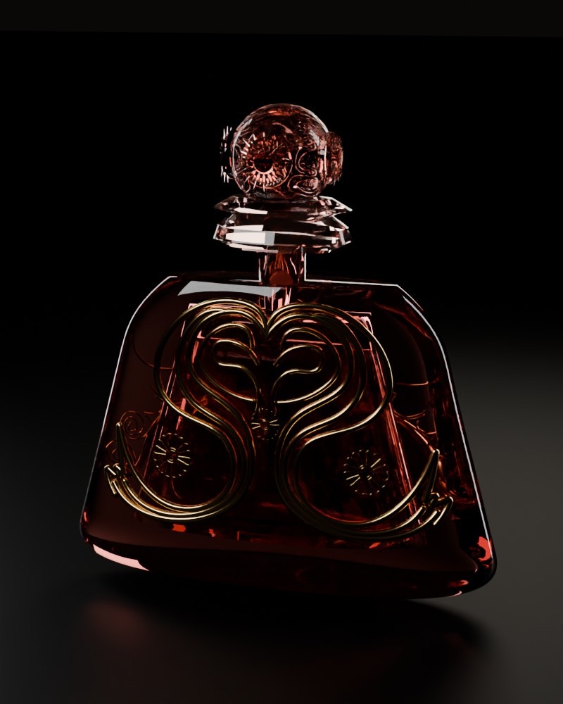 ABAN — Original fragrance flacon and coffret, re-engineered as a 30 ml extrait